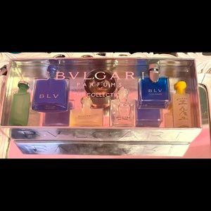 Rare collectable Bvlgari perfume set for men and women like new